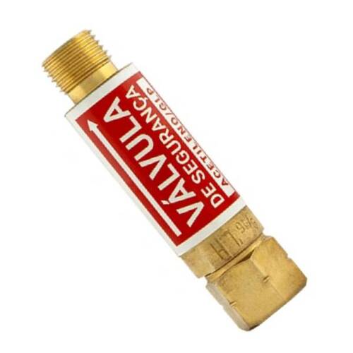 V�lvula corta fogo acetileno para regulador - RG - Acetileno