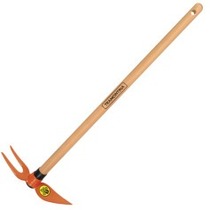 Sacho cora��o duas pontas com cabo de madeira 60 cm - 77804201