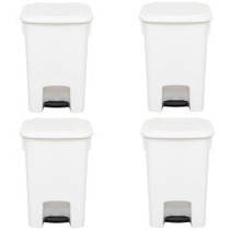 Cesto coletor de lixo 15L com pedal 4 pe�as - MVCP15