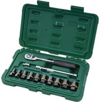 Jogo de soquete Bolt Biter 7 a 19 mm encaixe 1/4