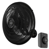 Ventilador de parede 50 cm oscilante preto 14063 - NEW