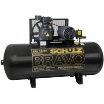 Compressor de ar 15 pés 200L 3 hp 140 libras trifásico Bravo - CSL15BR/200 Compressor de ar 15 pés 200L 3 hp 140 libras trifásico Bravo - CSL15BR/200