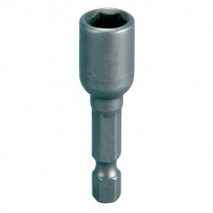 Soquete magn�tico sextavado 13 x 50 mm encaixe 1/4