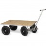 Carro plataforma com tampo em madeira capacidade de 600 kg - TM-89