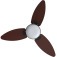 Ventilador de teto 3 p�s dupla face com controle remoto - Elluz Inverter  110V/220V