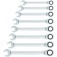 Jogo de chave combinada com catraca 8 a 19 mm com 8 pe�as - 1451455