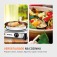 Fog�o el�trico de mesa 1 prato 1.000 watts - Fast Cook  110V