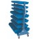 Carrinho porta-componentes com 98 caixas - CR-65