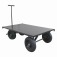 Carro plataforma com tampo em a�o capacidade de 600 kg - MP-600A