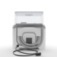 Lava-lou�as port�til semiautom�tica 8 programas 3L branca - LLP04-2.0  110V