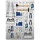Painel para ferramentas perfurado met�lico 640 x 970 mm - PM-P